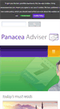 Mobile Screenshot of panaceaadviser.com